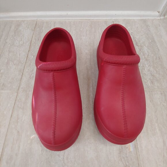 UGG Women's Tasman Red Clogs Slippers Size 12 - Picture 3 of 8